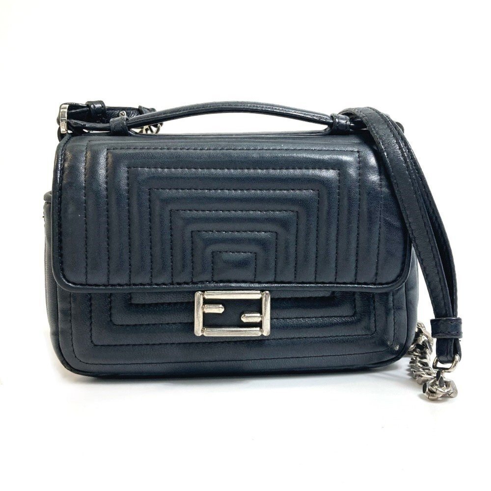 FENDI Black Pochette Shoulder Bag